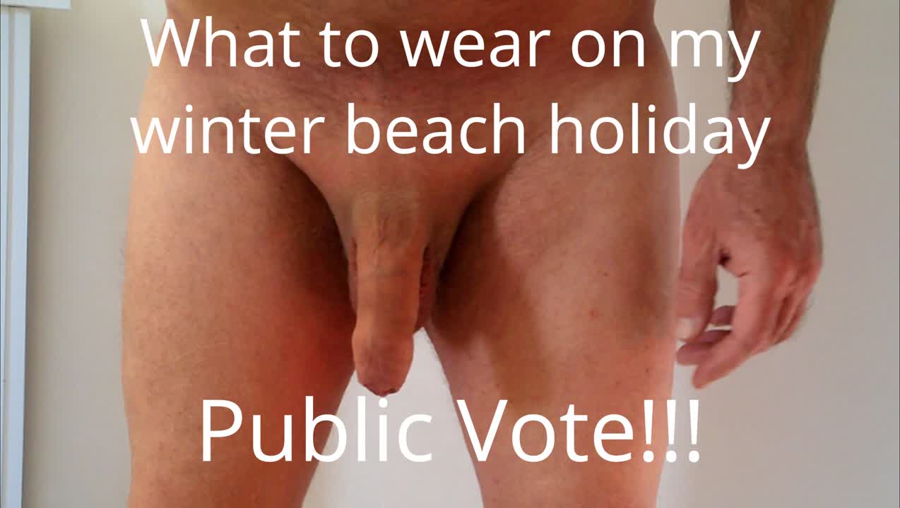 model Sam Blake art nude modelling photo. vote for what i should wear and film on winter beach holiday in february.