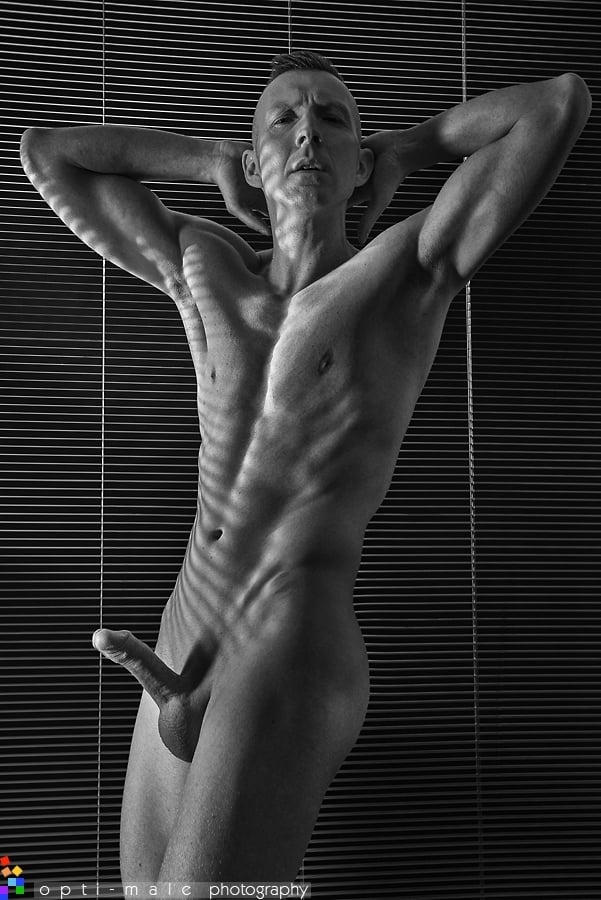 model Jeremy Na art nude modelling photo