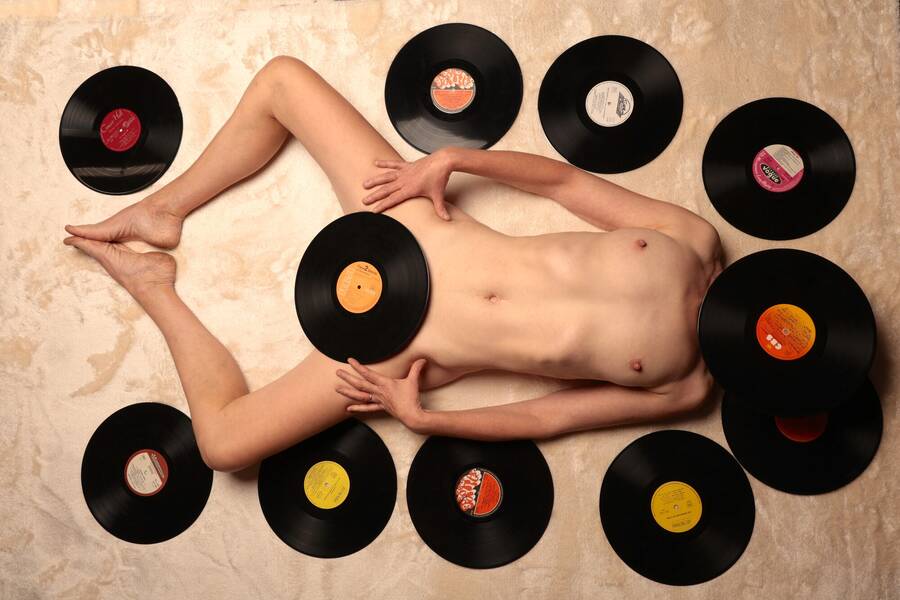 photographer Alansnudevision uncategorized modelling photo taken at Home is where the record player is with Not on AdultFolio