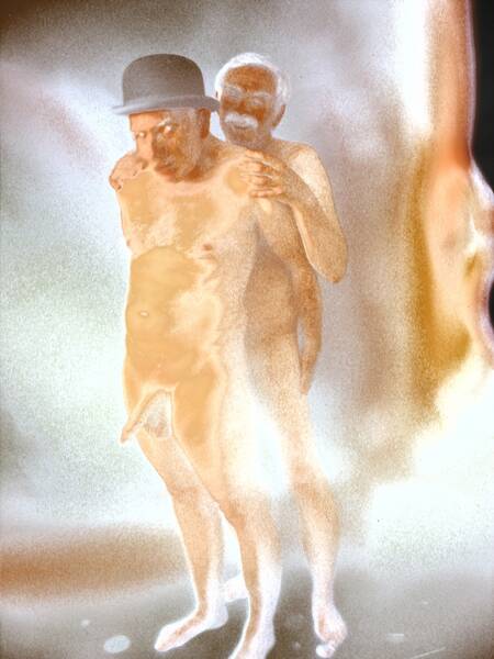 model Paul WM art nude modelling photo