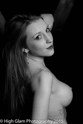 photographer High Glam Photography topless modelling photo with Alexa
