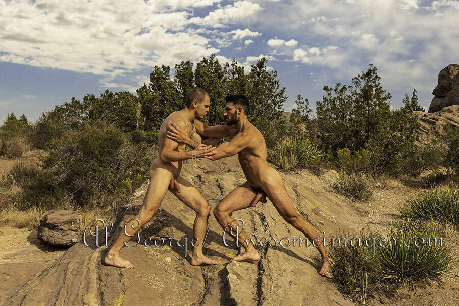 photographer Al George  Awesome Images Male Photography art nude modelling photo taken at Vasquez Rocks, CA with Not on AdultFolio