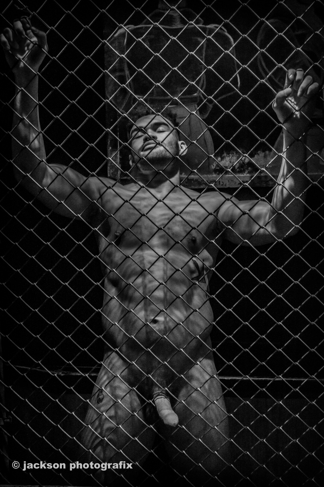 photographer jacksonphotografix homoerotica modelling photo with Not on AdultFolio. selected by jury for visual arts exhbition of  the seattle erotic arts festival 2020.