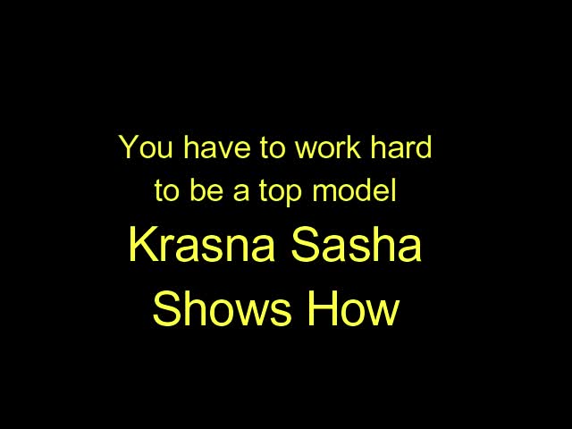 model Krasna Sasha  modelling photo